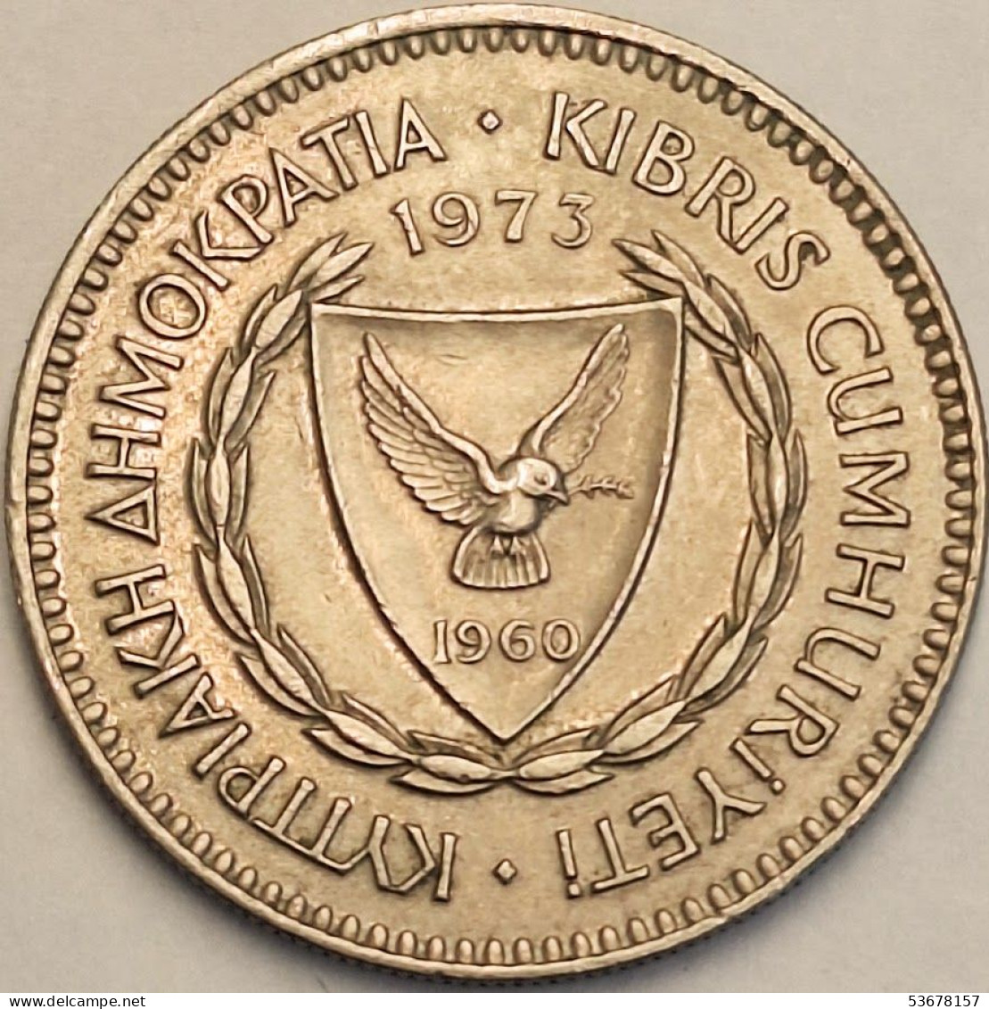 Cyprus - 50 Mils 1973, KM# 41 (#3599) - Chypre