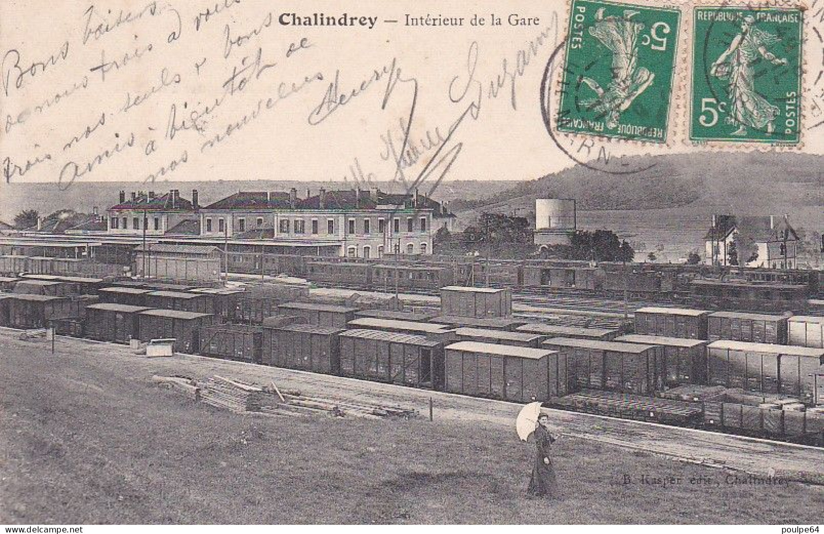 La Gare : Vue Générale - Chalindrey