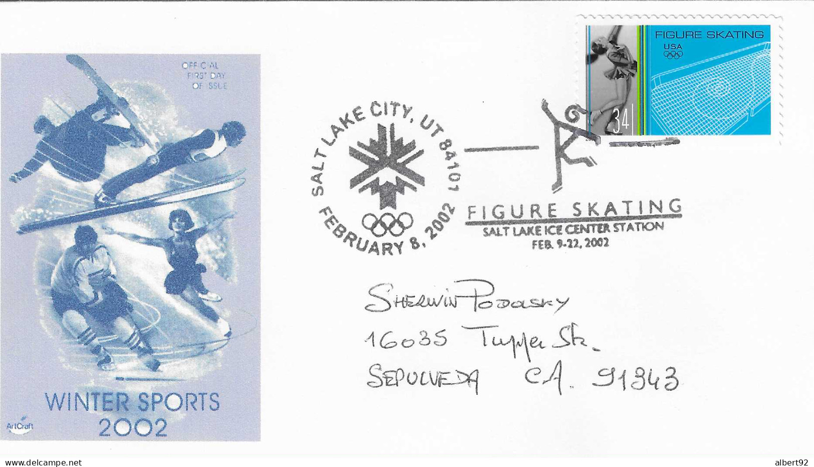 2002  Jeux Olympiques D'hiver De Salt Lake City: Le Patinage Artistique - Inverno2002: Salt Lake City