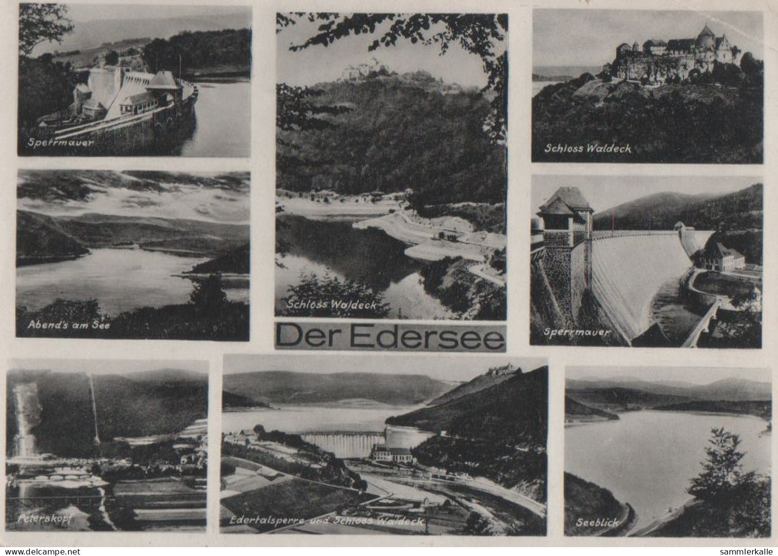 29692 - Edersee - Mit Peterskopf - Ca. 1955 - Edersee (Waldeck)