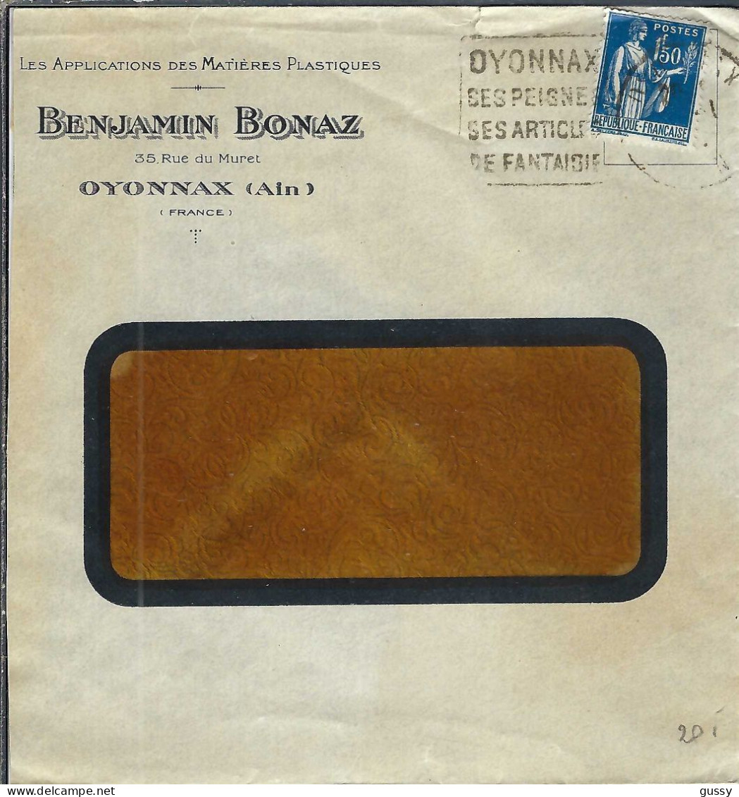 FRANCE Ca.1935: CP Ill. D' Oyonnax (Ain) - 1932-39 Paz