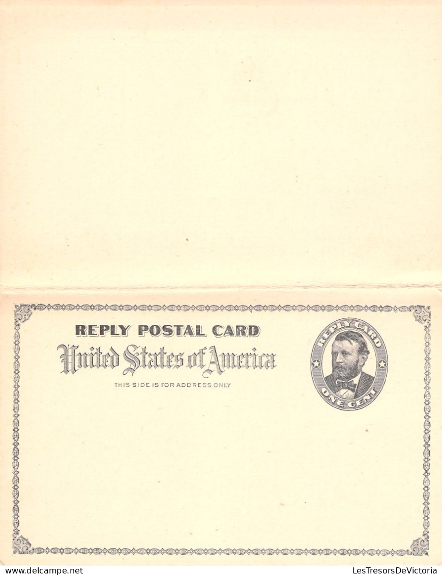 AMERIQUE - Entier Postal - Postal Card With Paid Reply Attached - United States - Non Circulé - Other & Unclassified