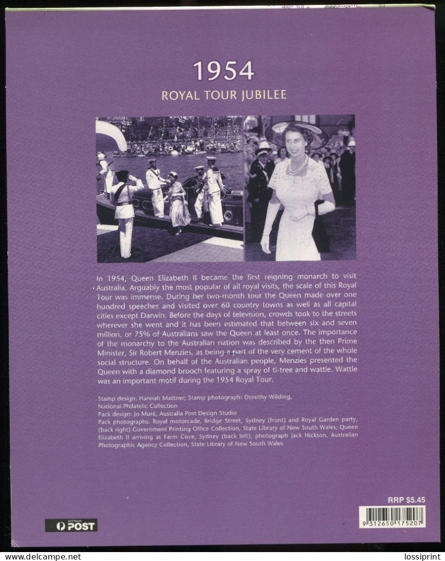 Australia:Unused Stamps 1954 Royal Tour Jubilee In Presentation Pack, Queen Elizabeth II, 2004, MNH - Presentation Packs