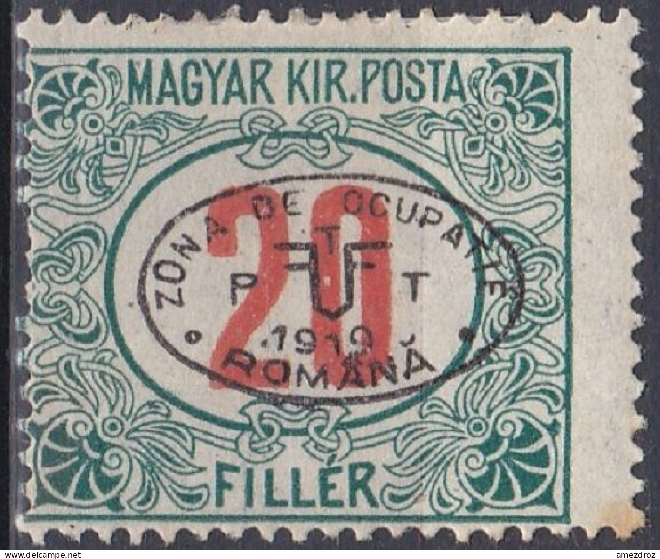 Hongrie Debrecen Taxe 1919 Mi 9 *  (A8) - Debreczin