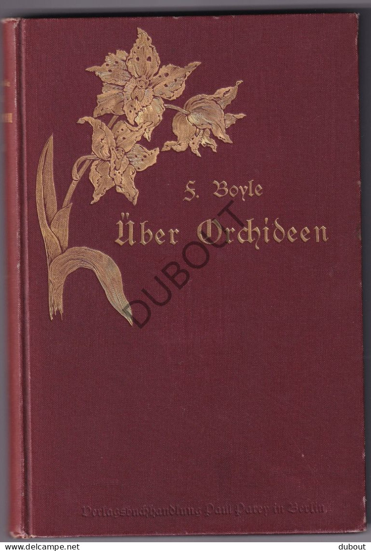 Botanica - Uber Orchideen - F. Boyle 1896 Berlin (S356) - Old Books