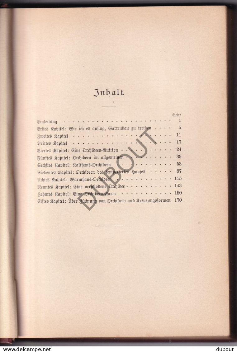 Botanica - Uber Orchideen - F. Boyle 1896 Berlin (S356) - Alte Bücher