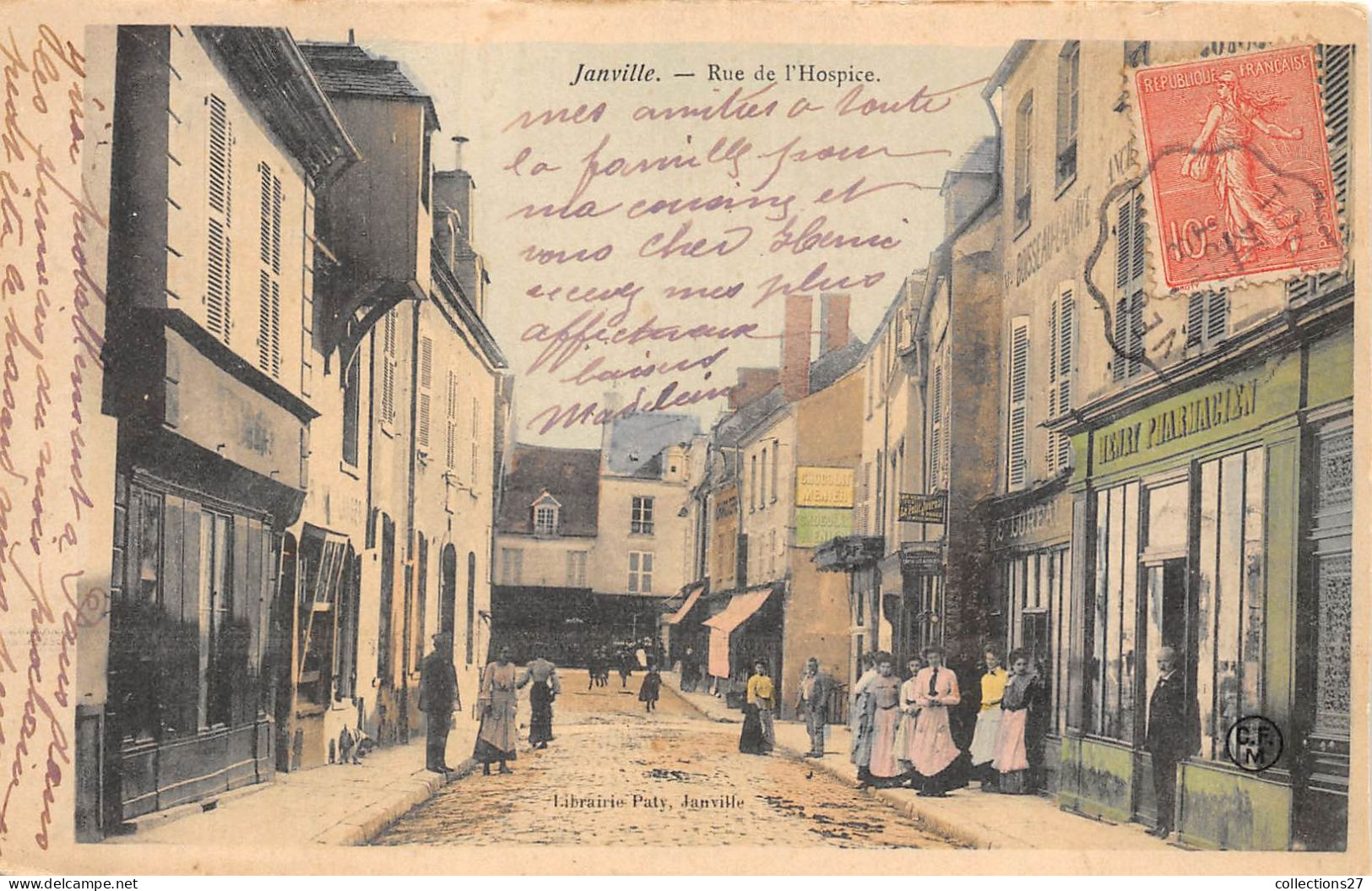 28-JANVILLE- RUE DE L'HOSPICE - Epernon