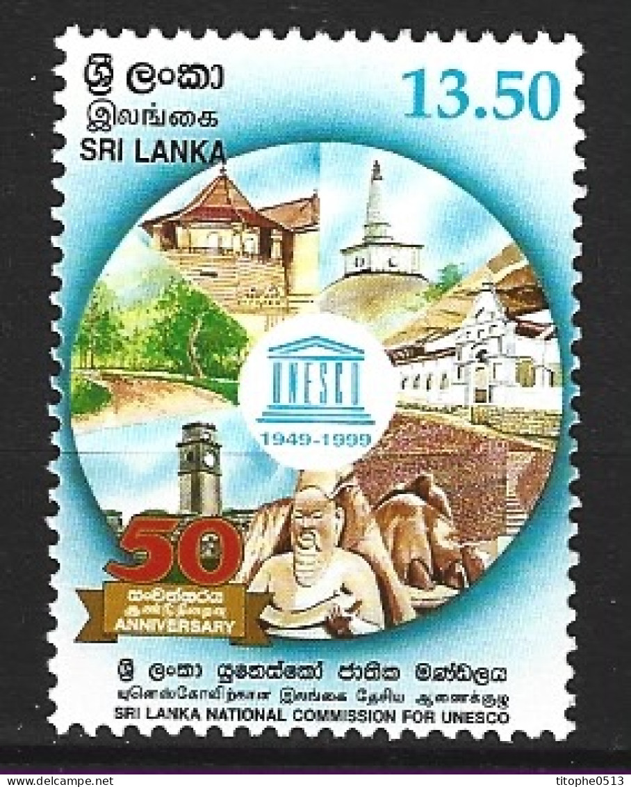 SRI LANKA. N°1209 De 1999. UNESCO. - UNESCO