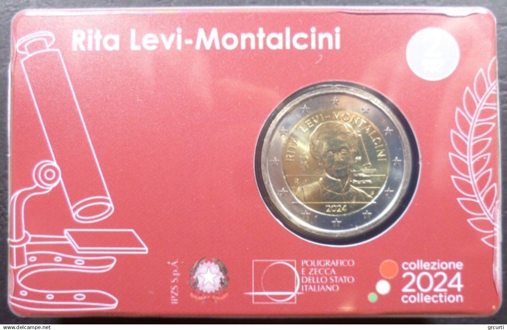 Italia - 2 Euro 2024 - Rita Levi-Montalcini - Fior Di Conio - Italie