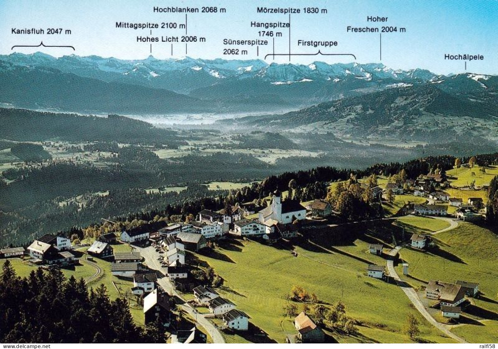 3 AK Österreich / Vorarlberg * Ansichten Von Sulzberg - 3 Luftbildaufnahmen * - Bregenzerwaldorte