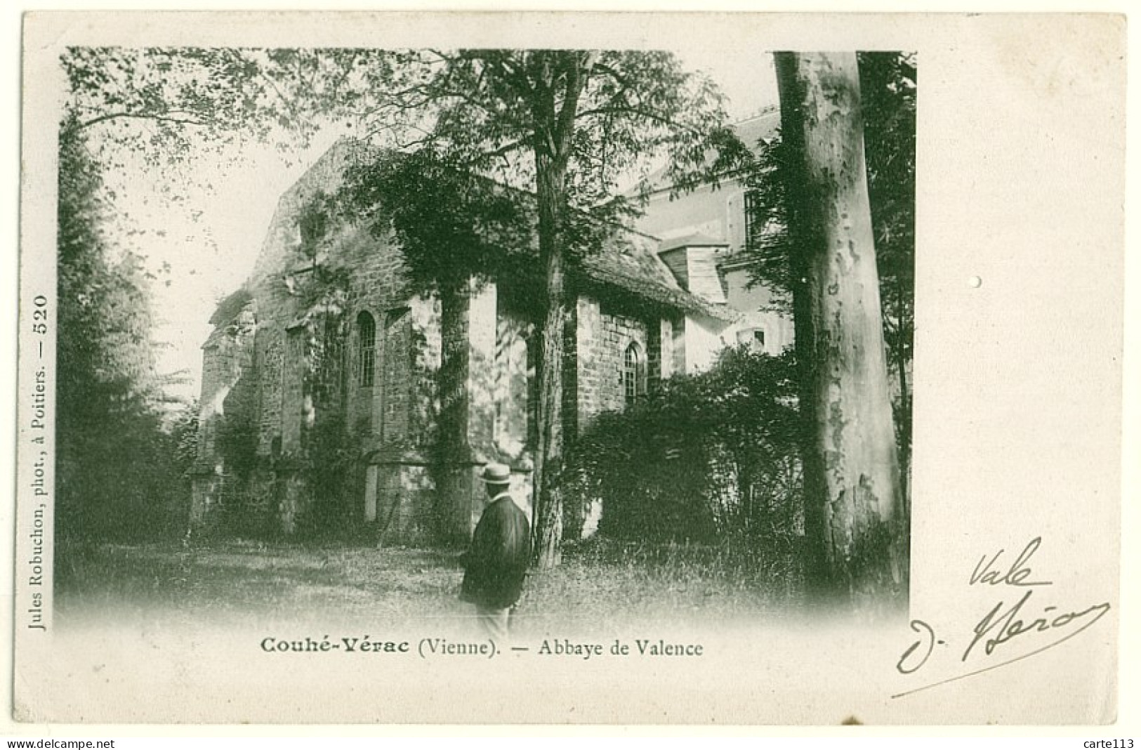 86 - B15527CPA - COUHE VERAC - Abbaye De Valence - Carte Pionniere - Très Bon état - VIENNE - Couhe