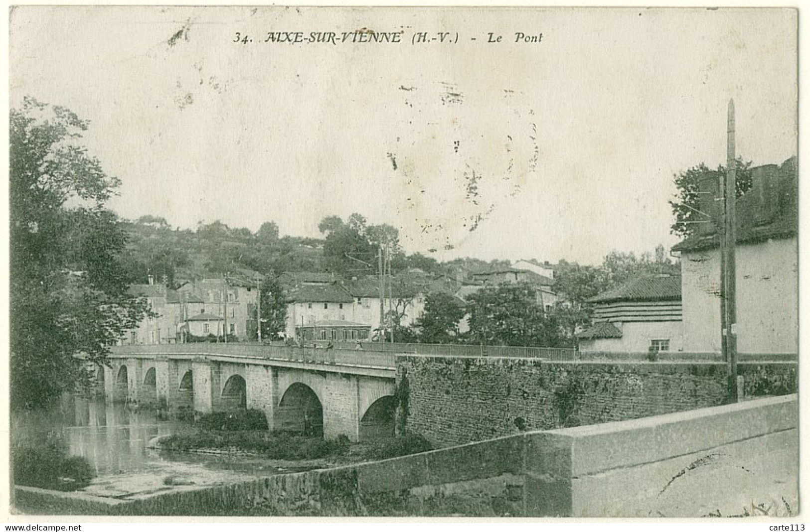 87 - B15330CPA - AIXE SUR VIENNE - Le Pont - Bon état - HAUTE-VIENNE - Aixe Sur Vienne