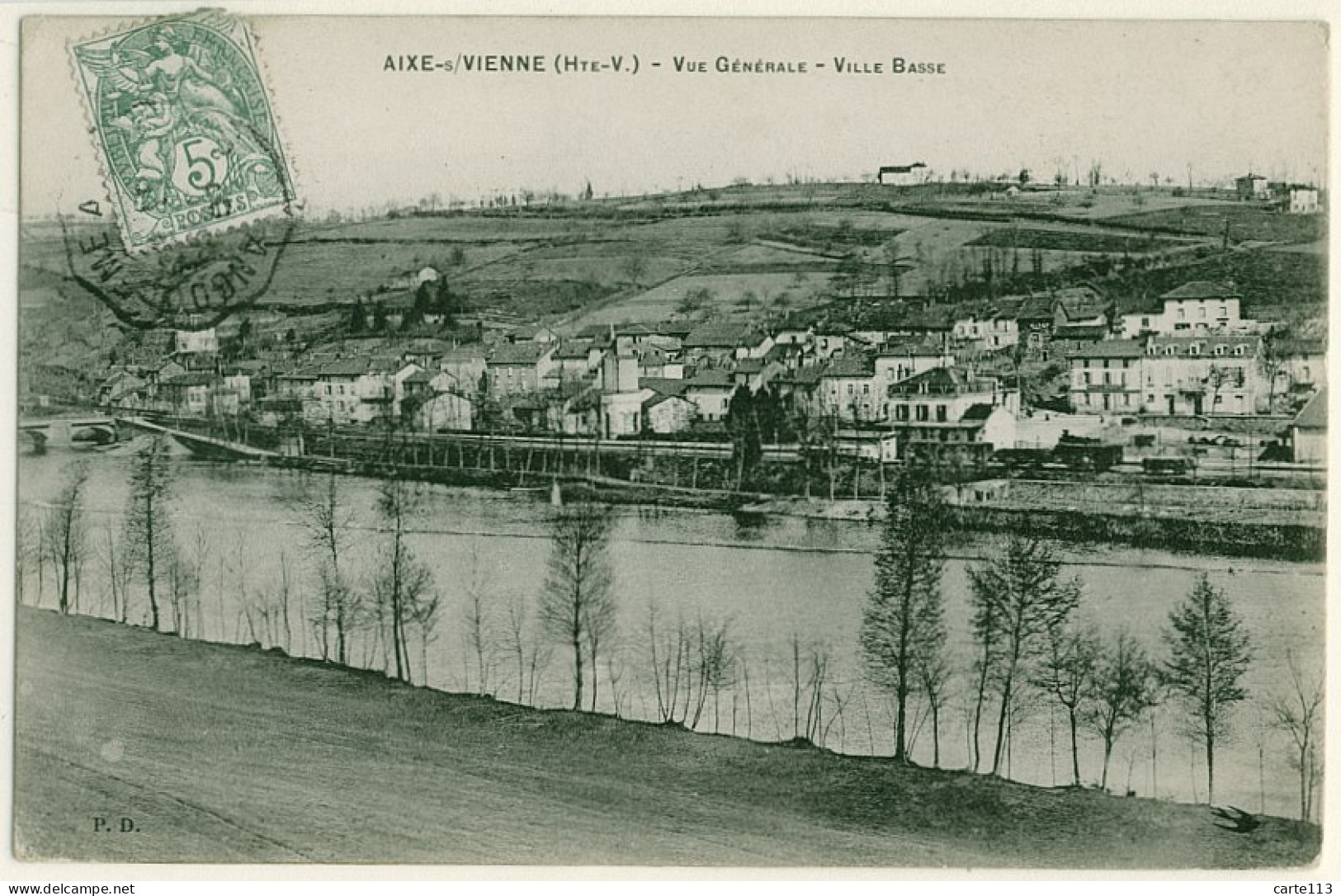 87 - B15312CPA - AIXE SUR VIENNE - Ville Basse - Vue Generale - Très Bon état - HAUTE-VIENNE - Aixe Sur Vienne