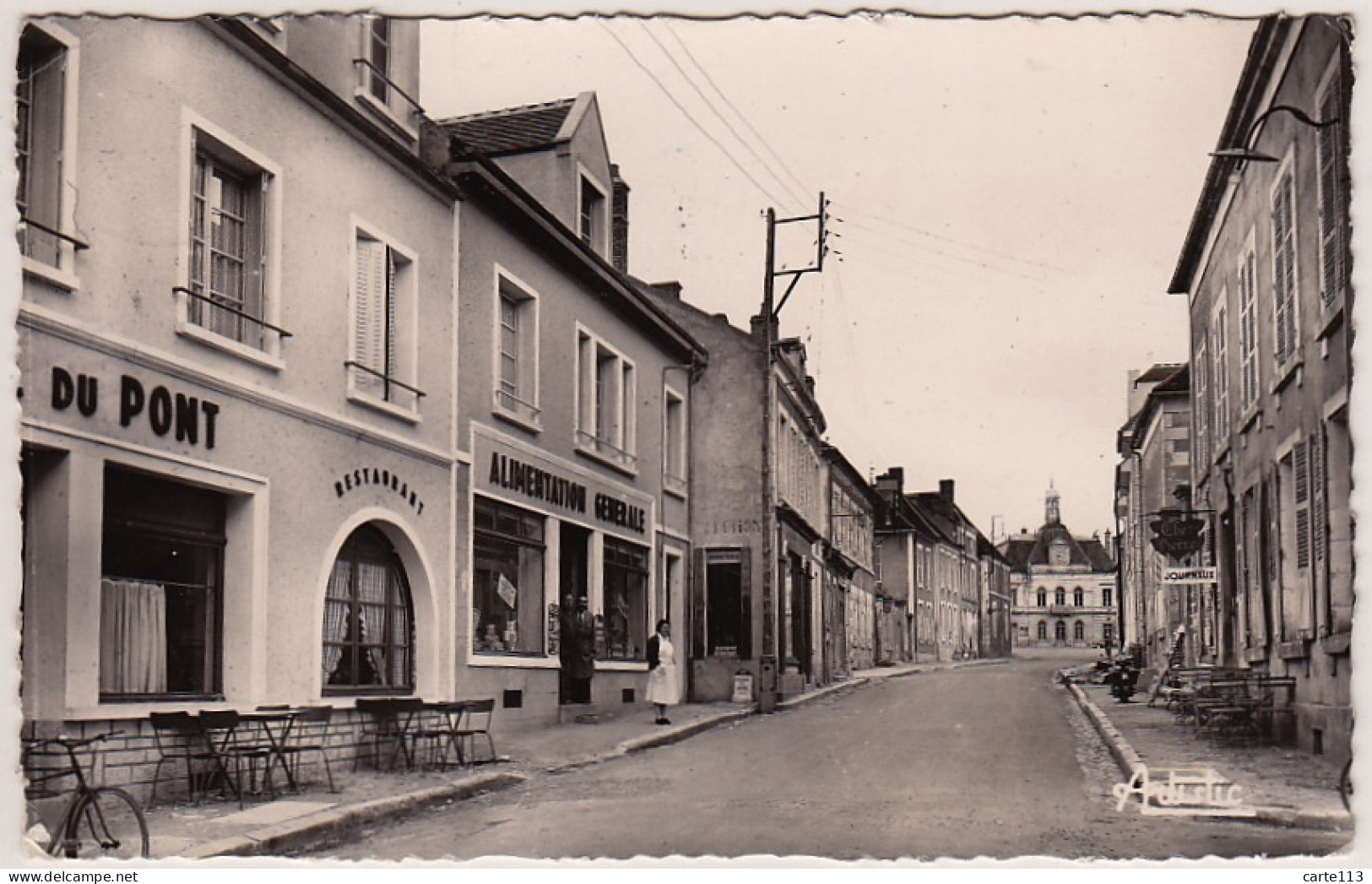 89 - B13914CPA - COULANGES SUR YONNE - Rue Du Pont - Très Bon état - YONNE - Coulanges Sur Yonne