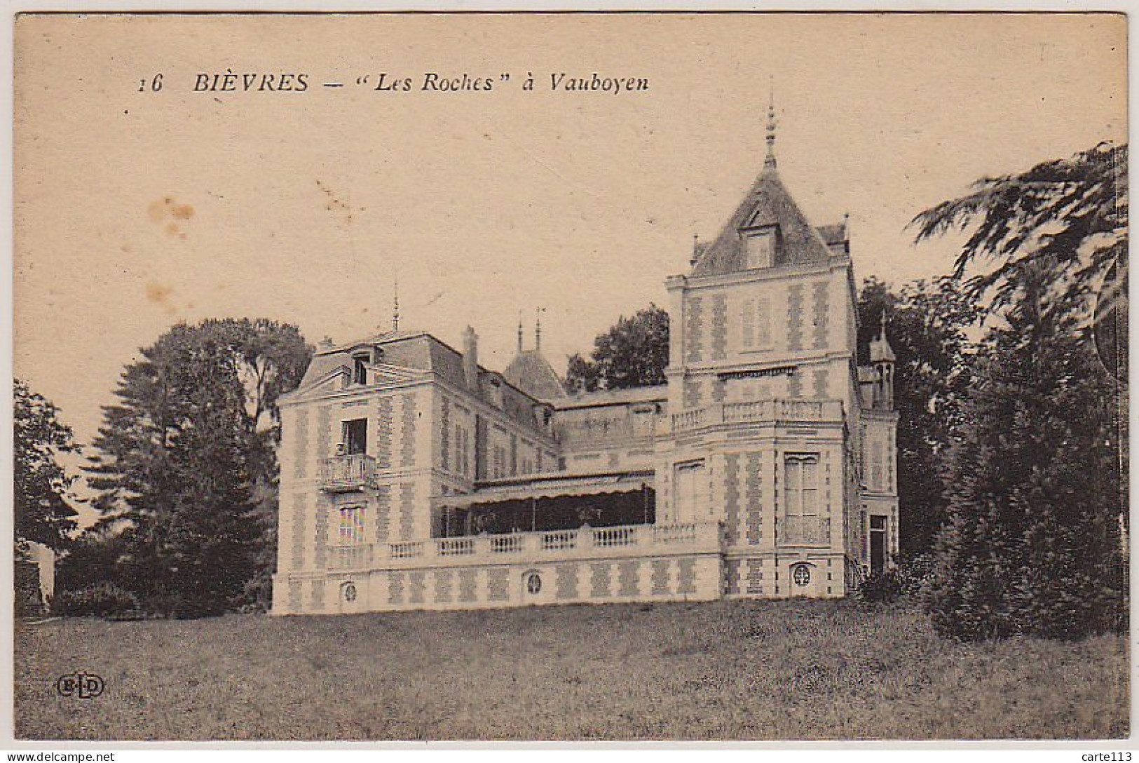91 - B13643CPA - BIEVRES - Les Roches à Vauboyen - Bon état - ESSONNE - Bievres