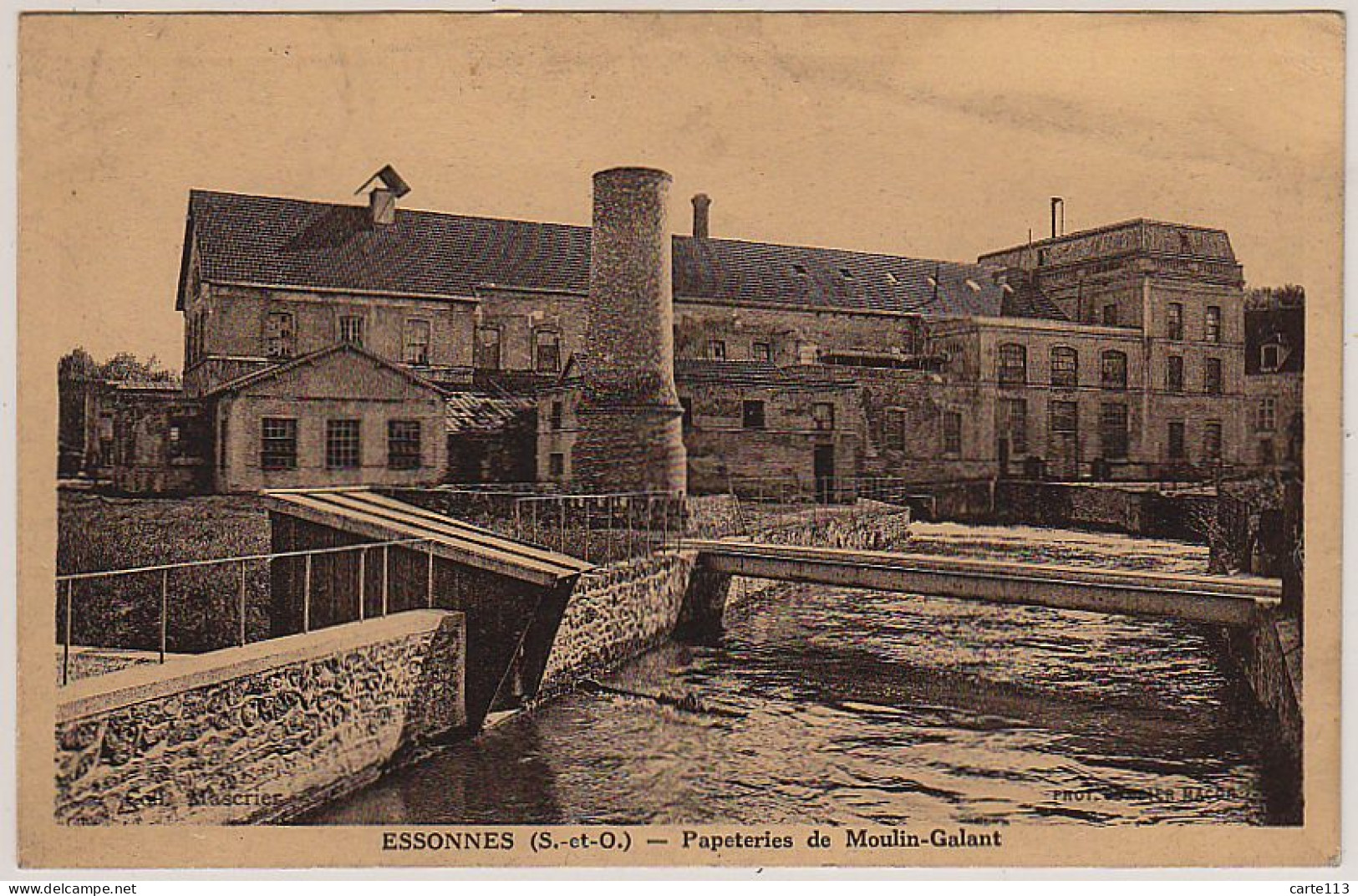 91 - B13625CPA - ESSONNES - Papeteries Du Moulin Galant - Bon état - ESSONNE - Essonnes