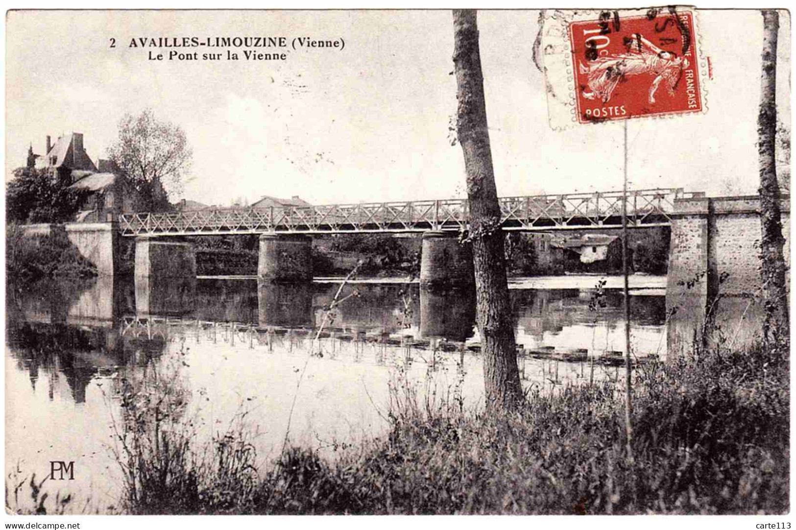 86 - B23898CPA - AVAILLES LIMOUZINE - Le Pont Sur La Vienne - Très Bon état - VIENNE - Availles Limouzine