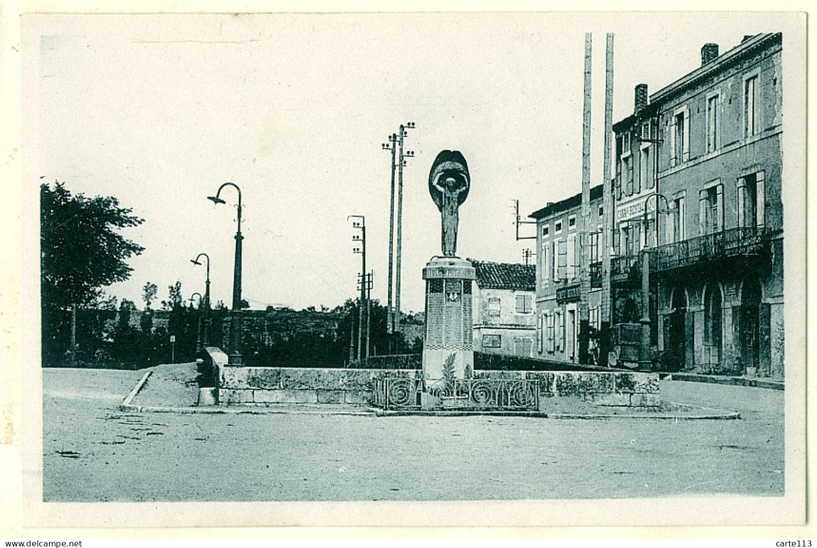 46 - B18673CPA - LUZECH - Le Canal - Monument Aux Morts - Parfait état - LOT - Luzech