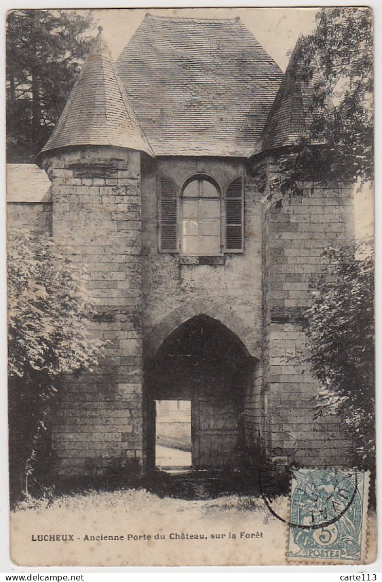 80 - B17849CPA - LUCHEUX - Ancienne Porte Du Chateau Sur La Foret - Bon état - SOMME - Lucheux