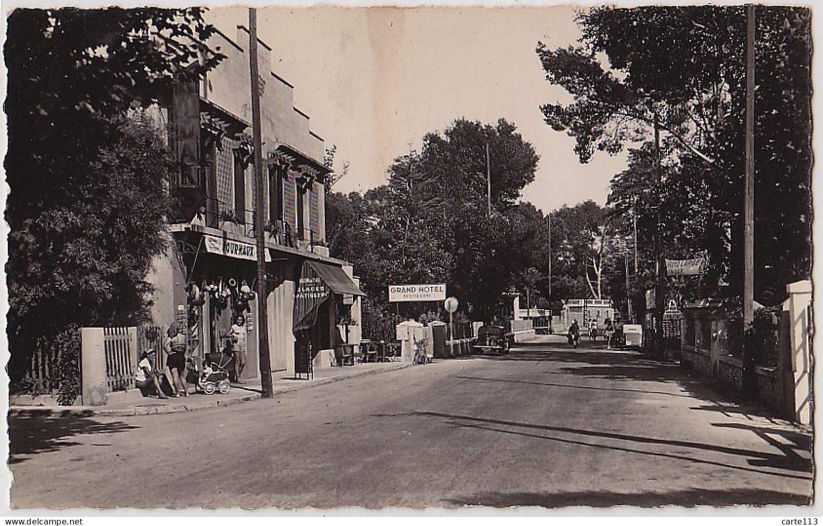 83 - B16141CPSM - LES LECQUES PLAGE - Route Nationale - Bon état - VAR - Les Lecques