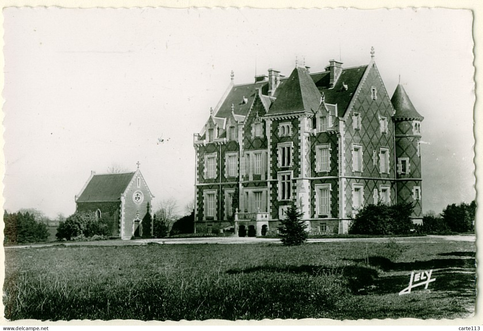 85 - B15754CPSM - MOUTIERS LES MAUXFAITS - Chateau De La Bigeoire - Très Bon état - VENDEE - Moutiers Les Mauxfaits