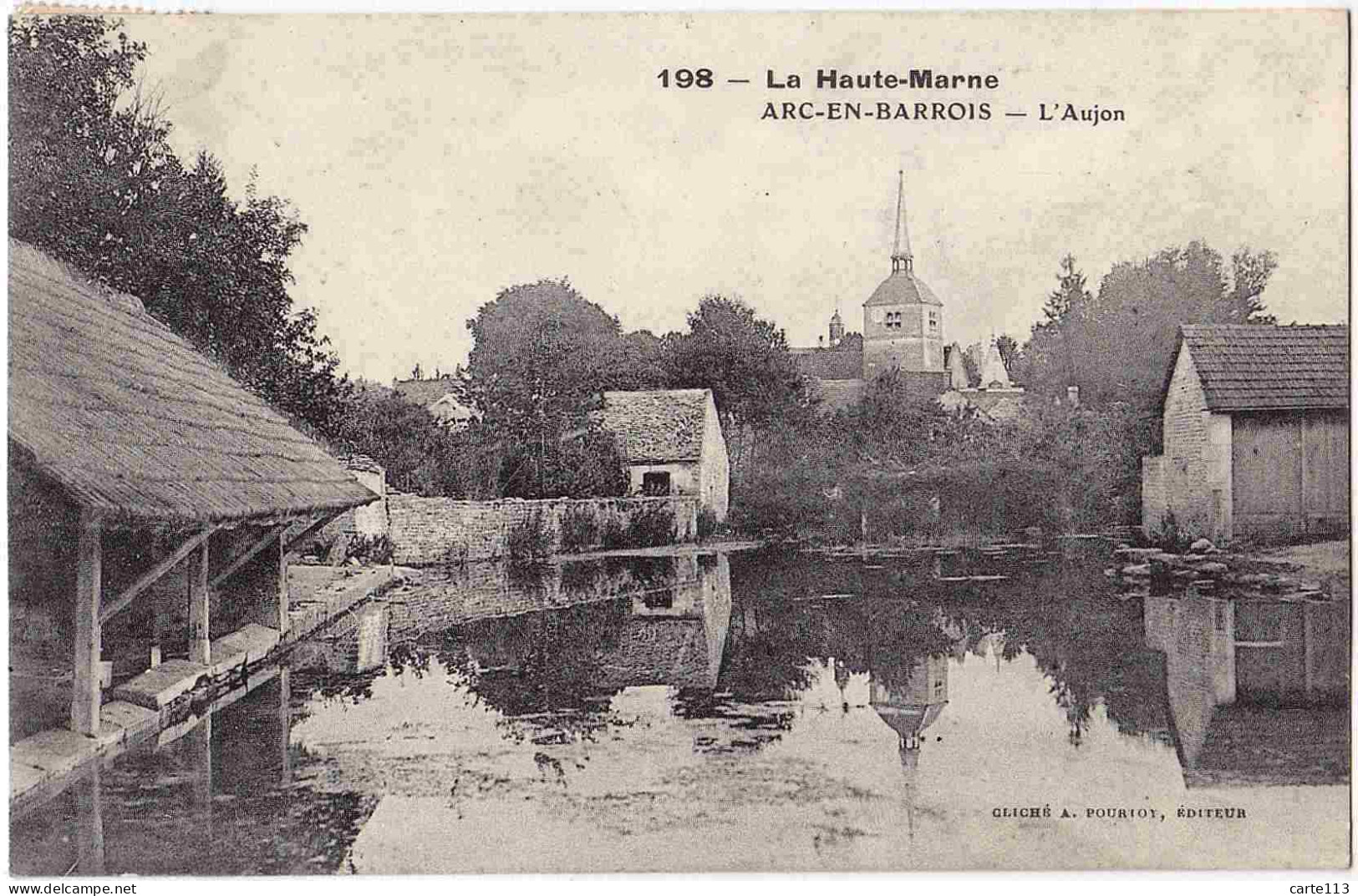 52 - B32718CPA - ARC EN BARROIS - Aujon - Lavoir - Très Bon état - HAUTE-MARNE - Arc En Barrois