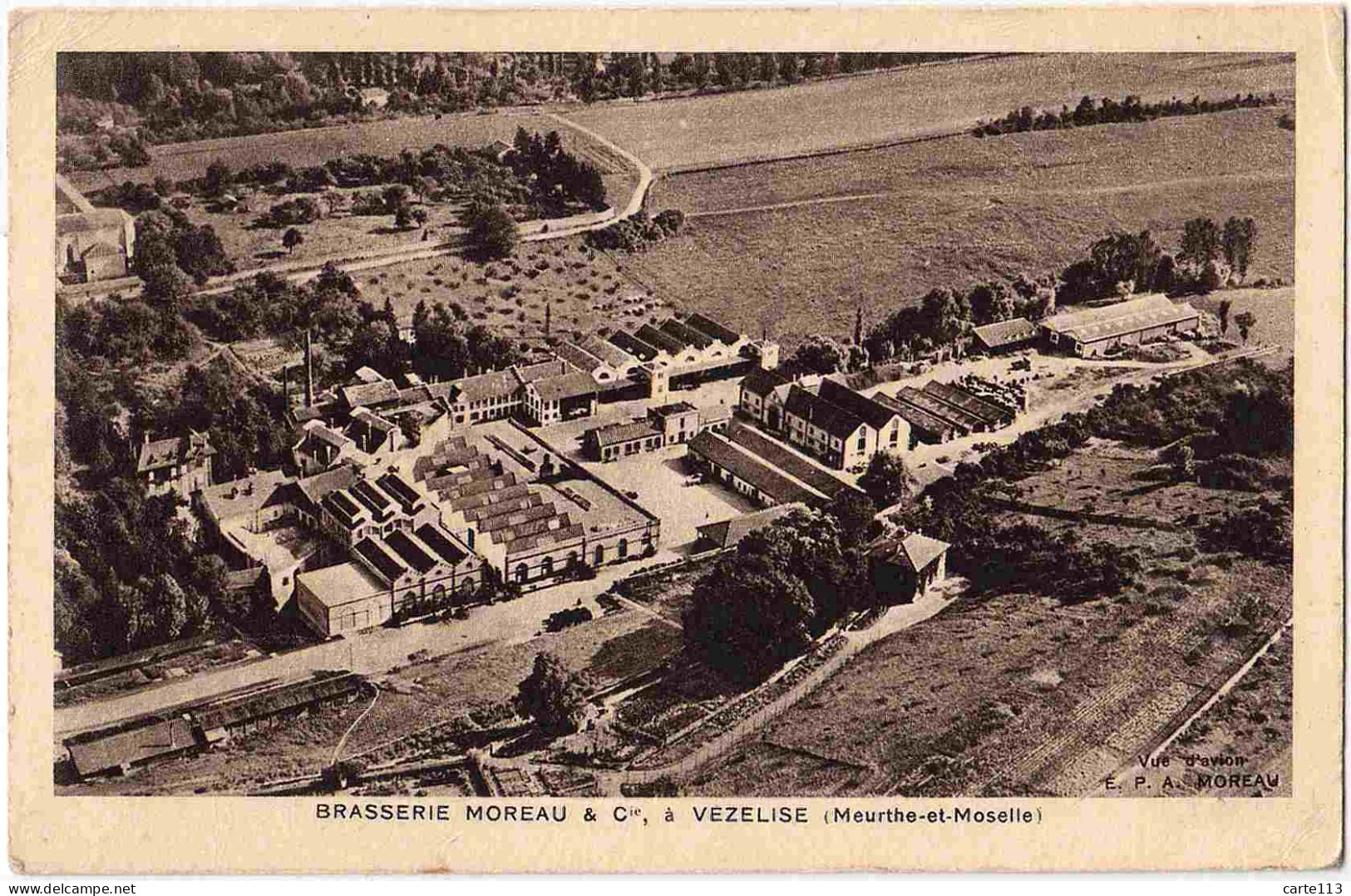 54 - B32707CPA - VEZELISE - Brasserie Moreau - Bon état - MEURTHE-ET-MOSELLE - Vezelise