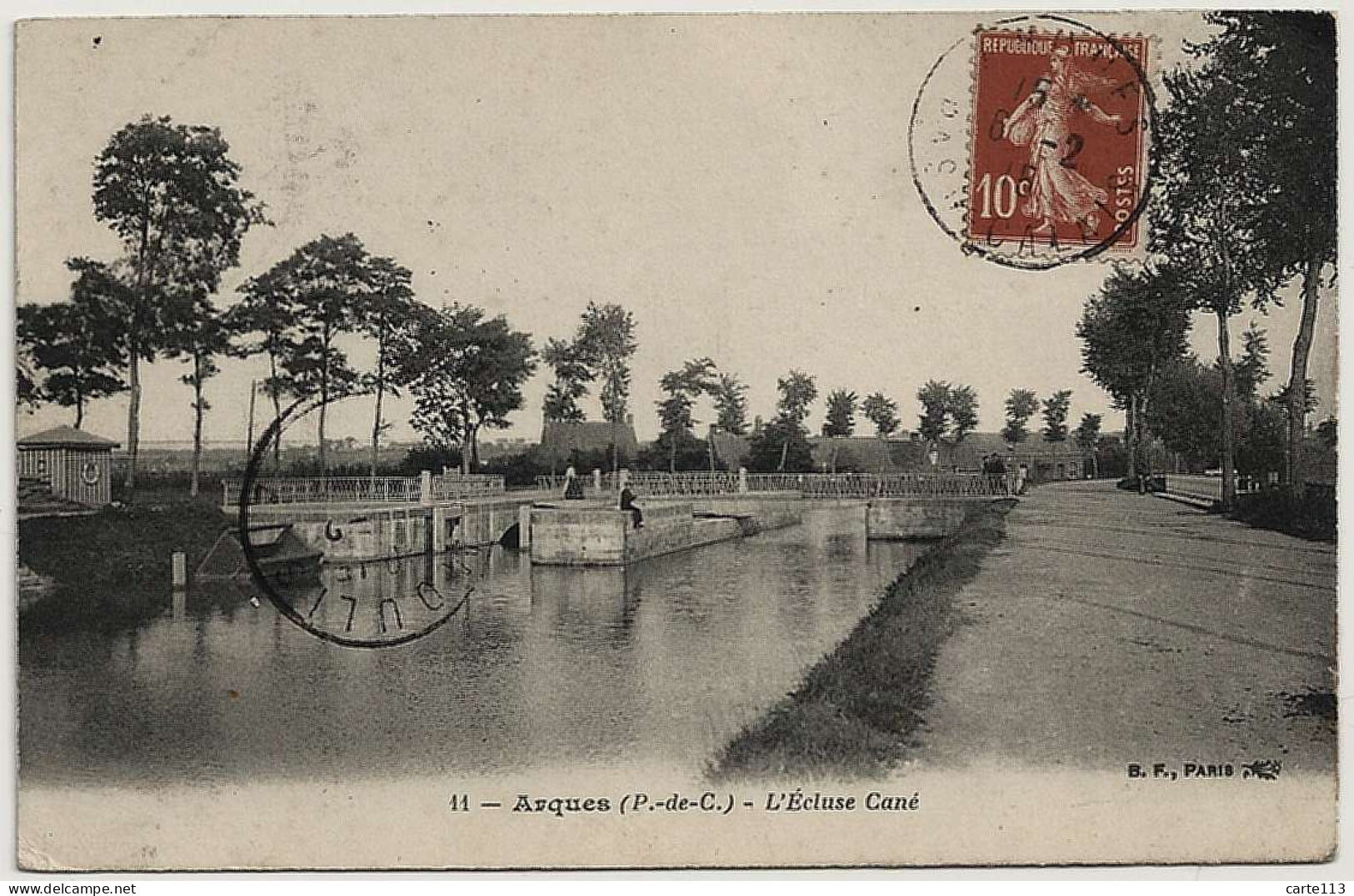 62 - B30551CPA - ARQUES - Ecluse Cane - (Carree) - Très Bon état - PAS-DE-CALAIS - Arques