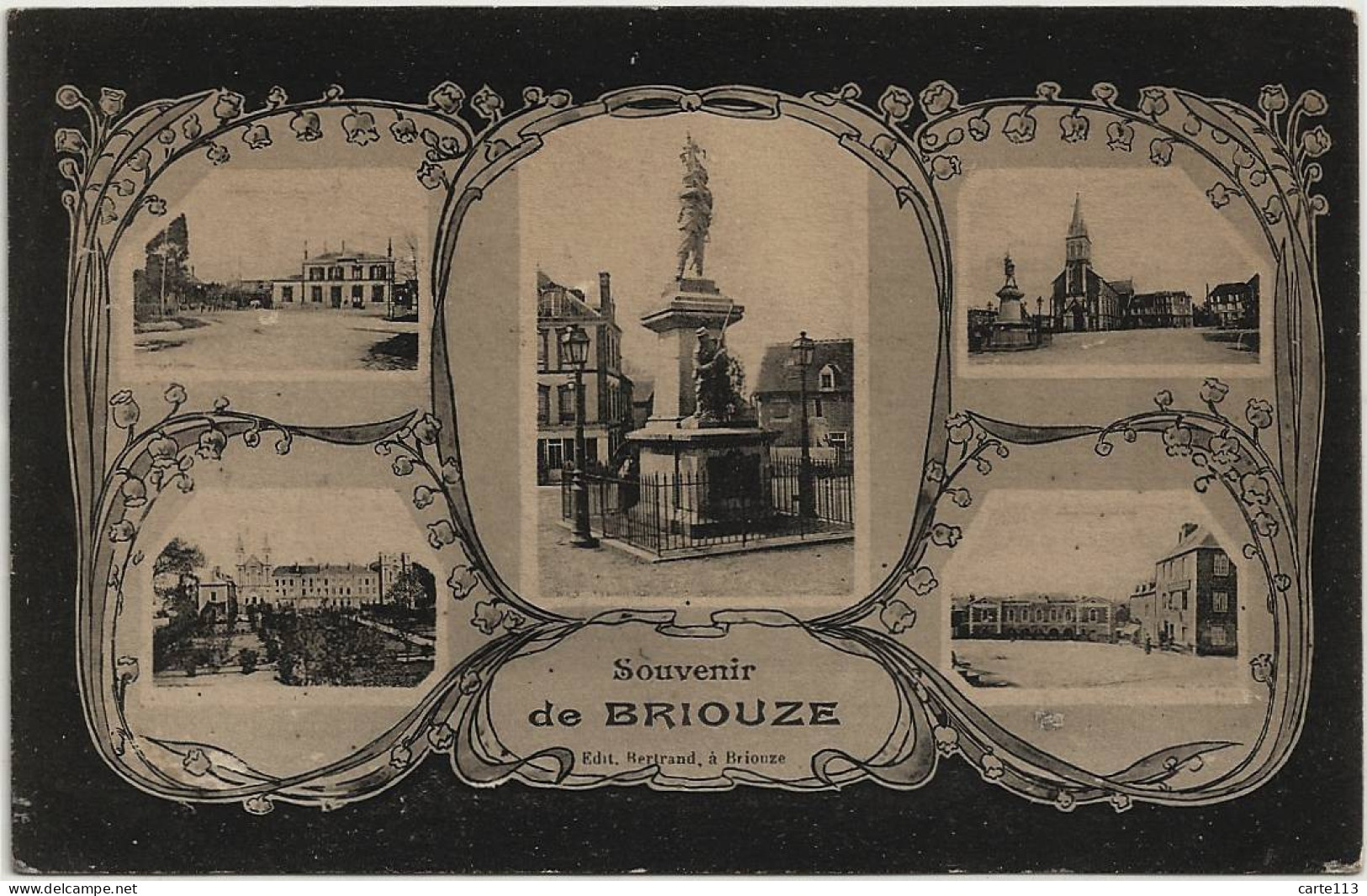 61 - B30428CPA - BRIOUZE - Souvenir - Vues Multiples - Bon état - ORNE - Briouze