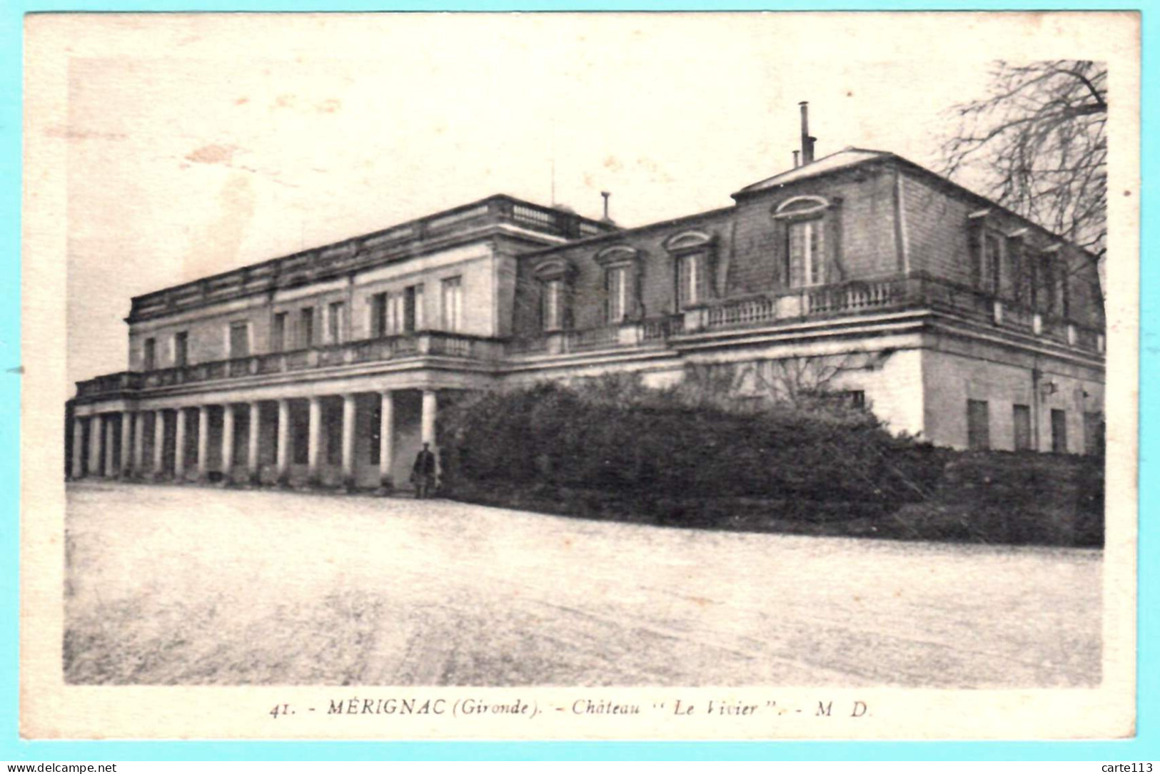 33 - B27423CPA - MERIGNAC - Chateau Le Vivier - Très Bon état - GIRONDE - Merignac