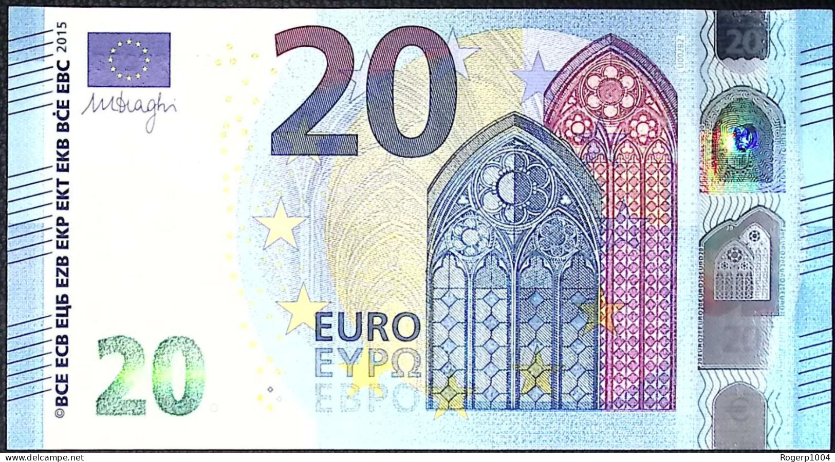 FRANCE * 20 Euros * 2015 * Etat/Grade NEUF/UNC * Tirage (U) U002 B2 - 20 Euro