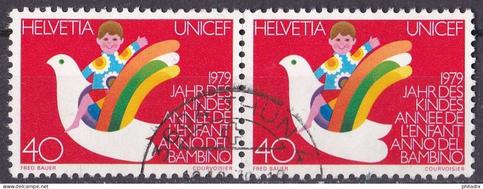 Schweiz Marke Von 1979 O/used (A4-27) - Usati