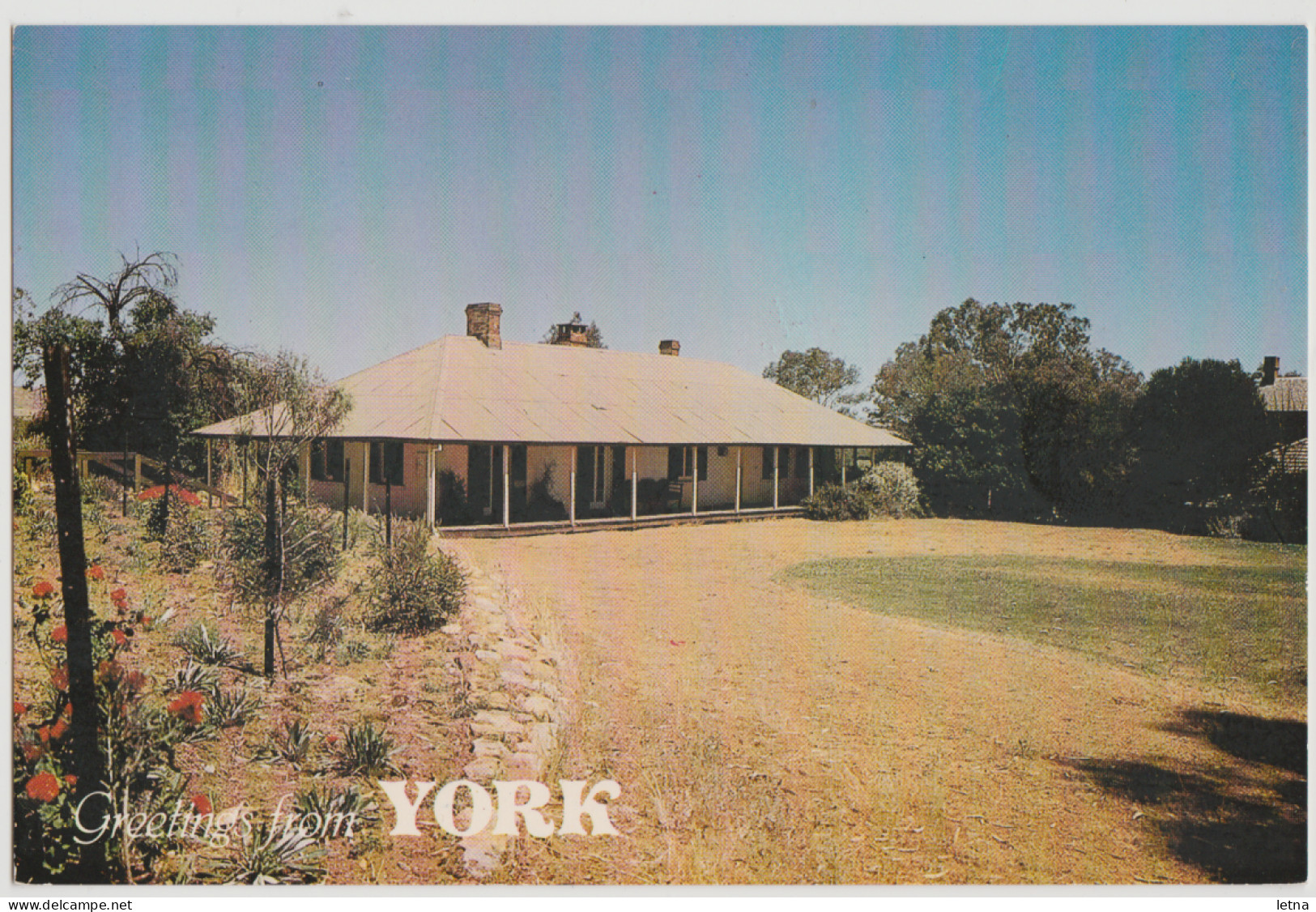 WESTERN AUSTRALIA WA Residency Museum YORK Emu Souvenirs YK8 Postcard C1970s - Other & Unclassified