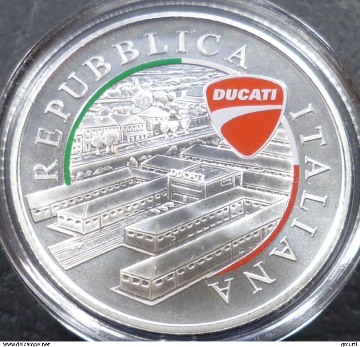 Italia - 5 Euro 2024 - Serie Eccellenze Italiane: Ducati - Cucciolo - Italie