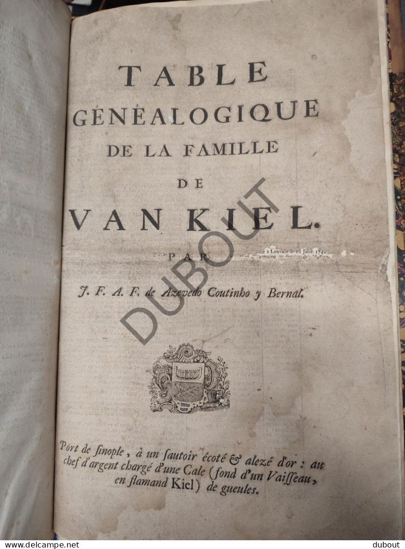 Genealogie: Famille De Schoof, Famille De Brecht, Famille Van Kiel , Famille Van Criechingen (P379) - 1701-1800