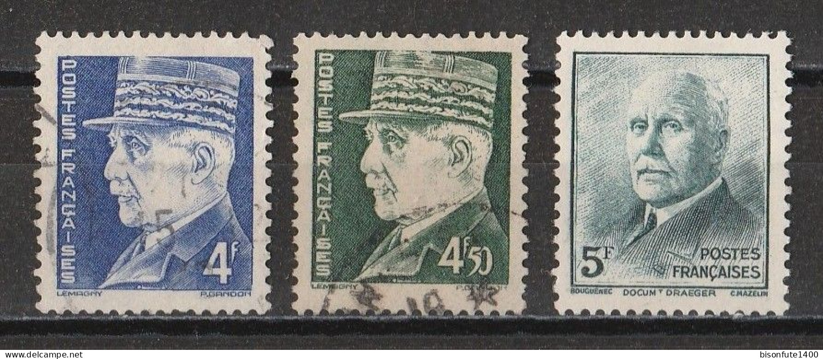 France 1941-42 : Timbres Yvert & Tellier N° 505 - 506 - 507 - 508 - 509 - 510 - 510a - 511 - 512 - 514 - 515 - 516 -... - Usati