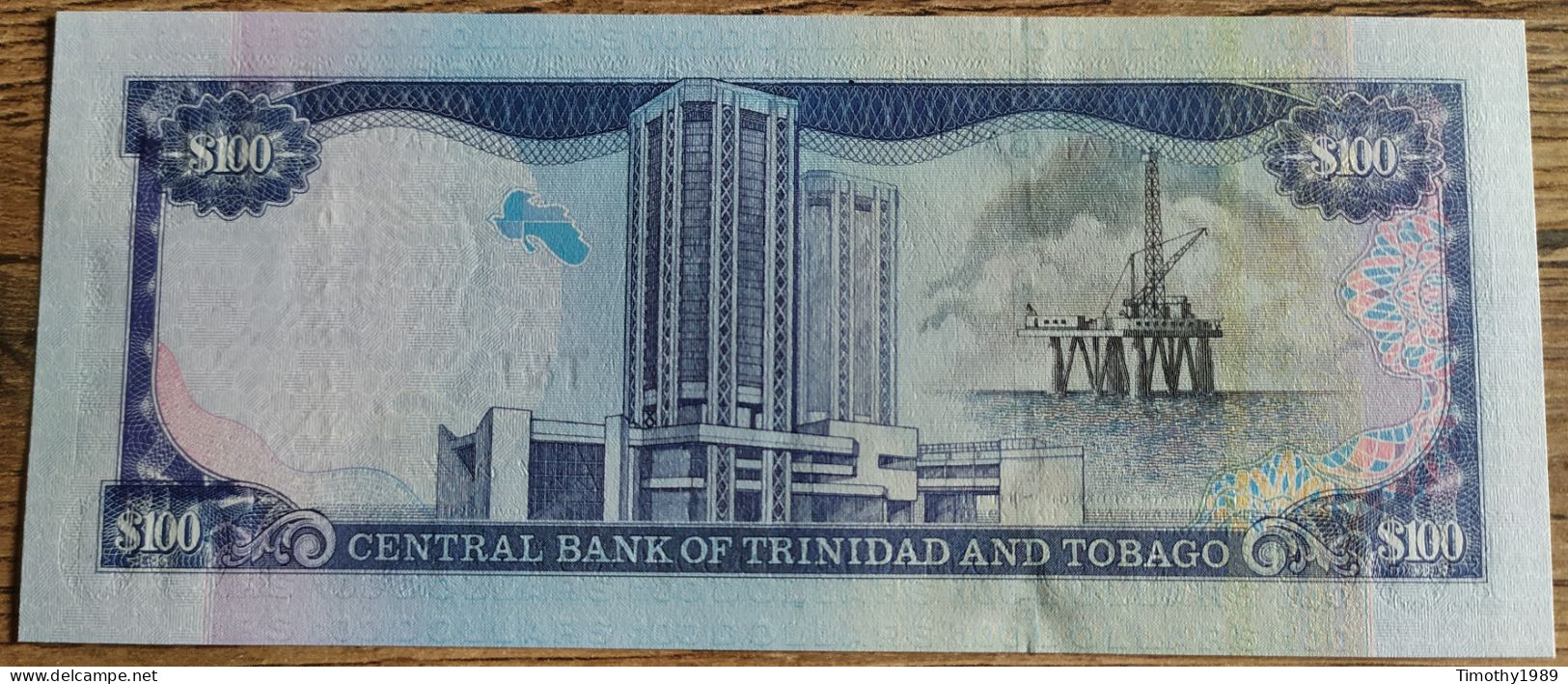 P# 45 - 100 Dollars Trinidad And Tobago 2002 - UNC!! - Trinidad & Tobago