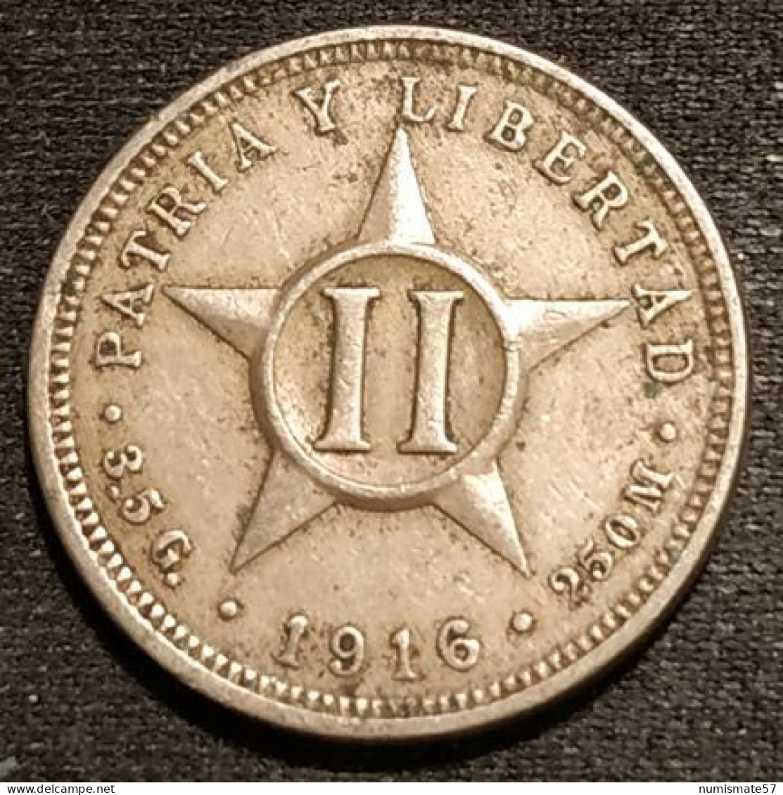 Pas Courant - CUBA - 2 CENTAVOS 1916 - KM A10 - Cuba