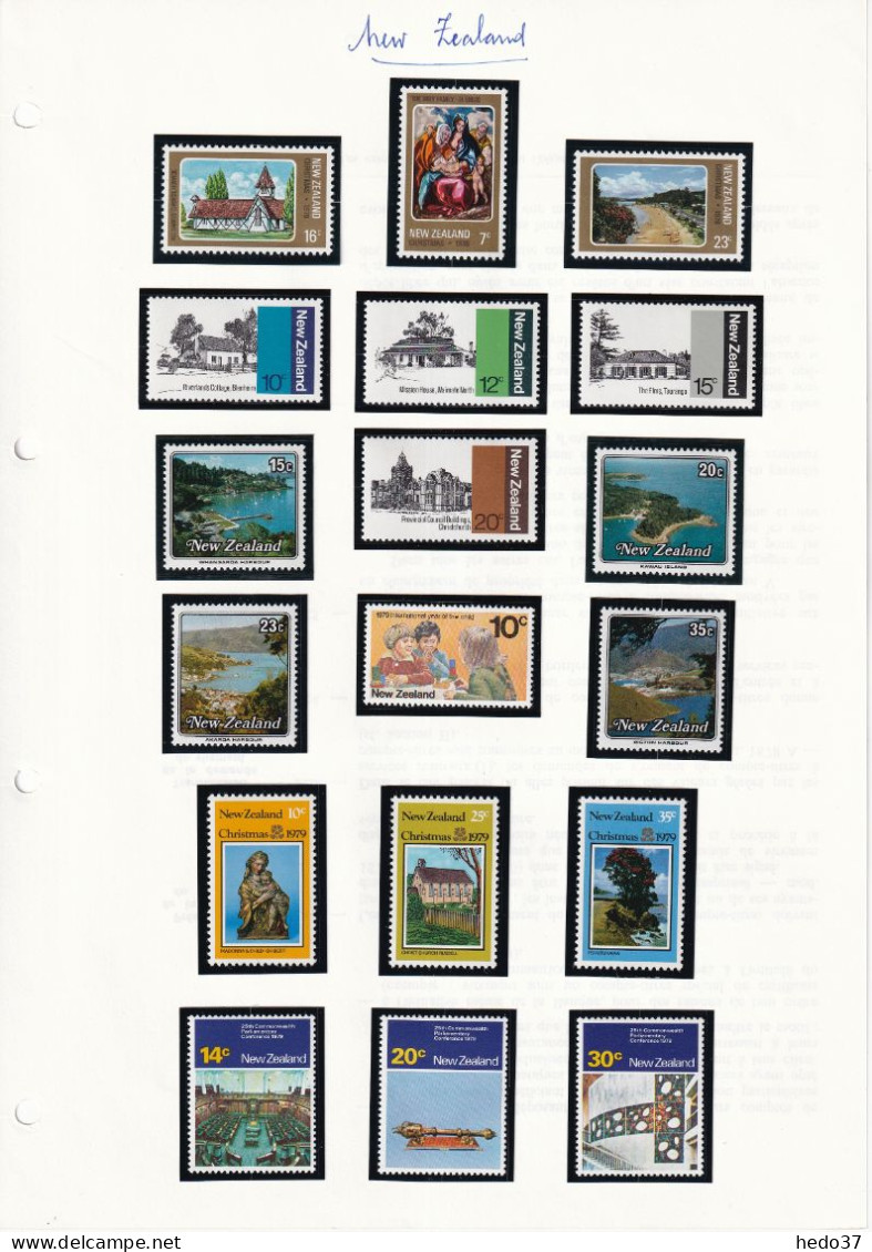 Nouvelle Zélande - Collection Vendue Page Par Page - Neuf ** Sans Charnière - TB - Unused Stamps