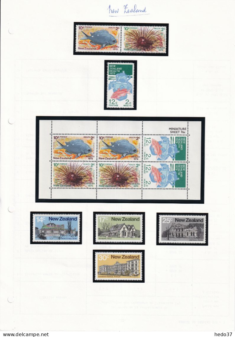 Nouvelle Zélande - Collection Vendue Page Par Page - Neuf ** Sans Charnière - TB - Nuovi