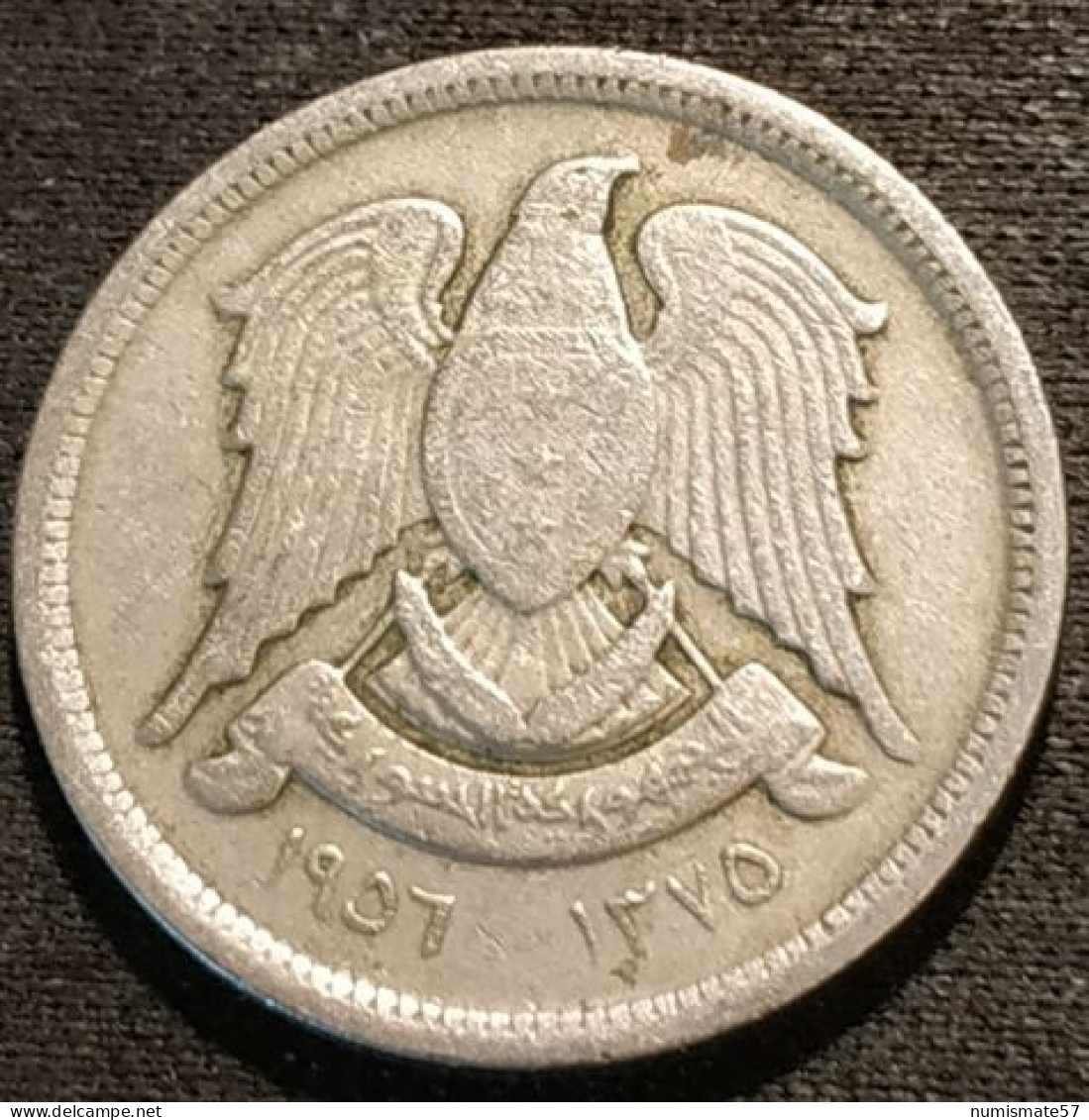 SYRIE - SYRIA - 10 PIASTRES 1956 ( 1375 ) - KM 83 - Syrië