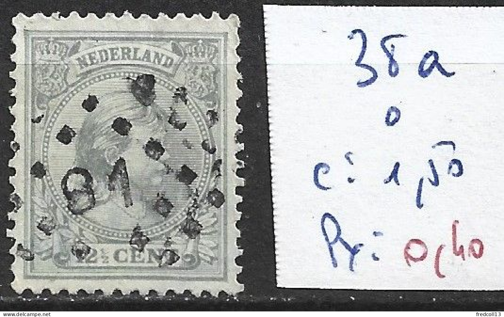 PAYS-BAS 38a Oblitéré Côte 1.50 € - Used Stamps