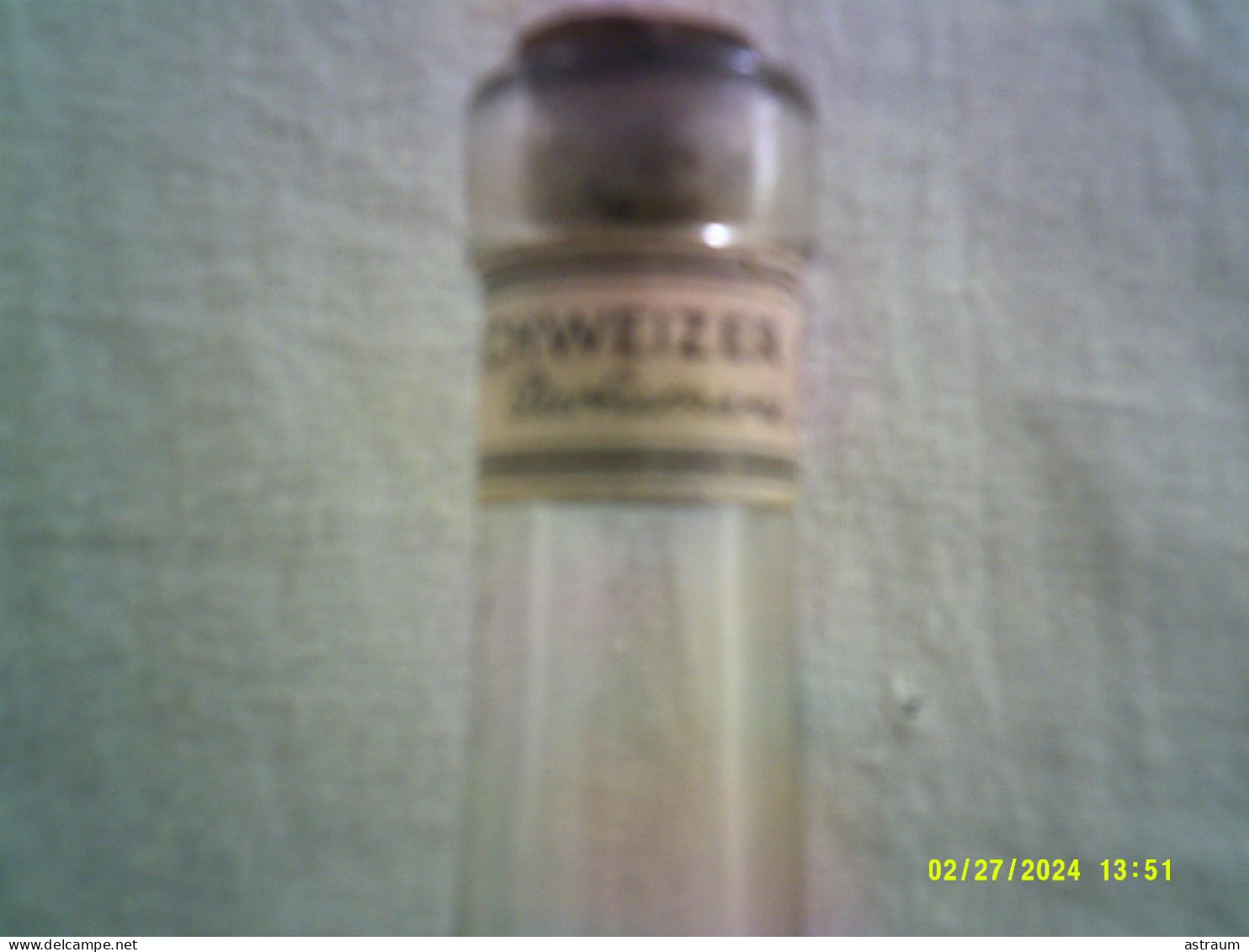 Flacon Ancien Parfumerie Driecal ( Suisse )- Schweizer - EDC - Chypre - 35 Ou 50cl Vide - Bottles (empty)