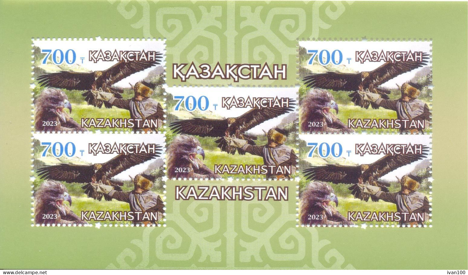 2023. Kazakhstan,  Falcon Hunting, S/s, Mint/** - Kazakistan