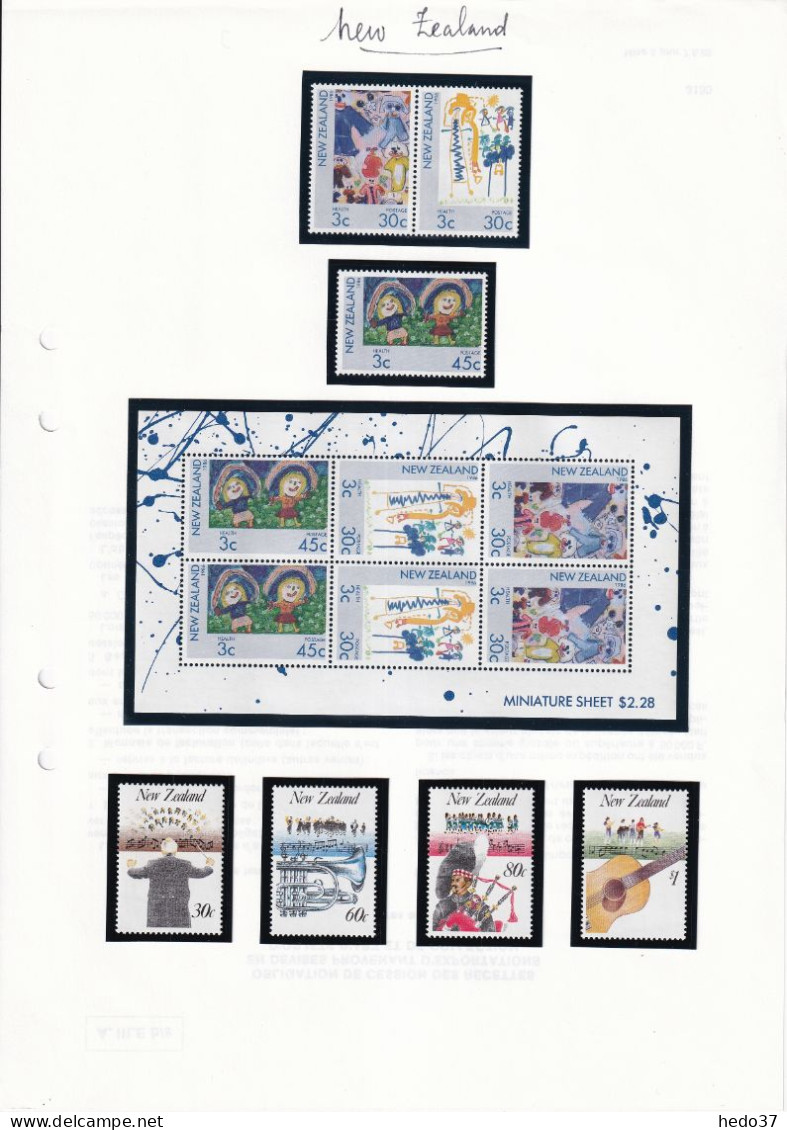 Nouvelle Zélande - Collection Vendue Page Par Page - Neuf ** Sans Charnière - TB - Unused Stamps