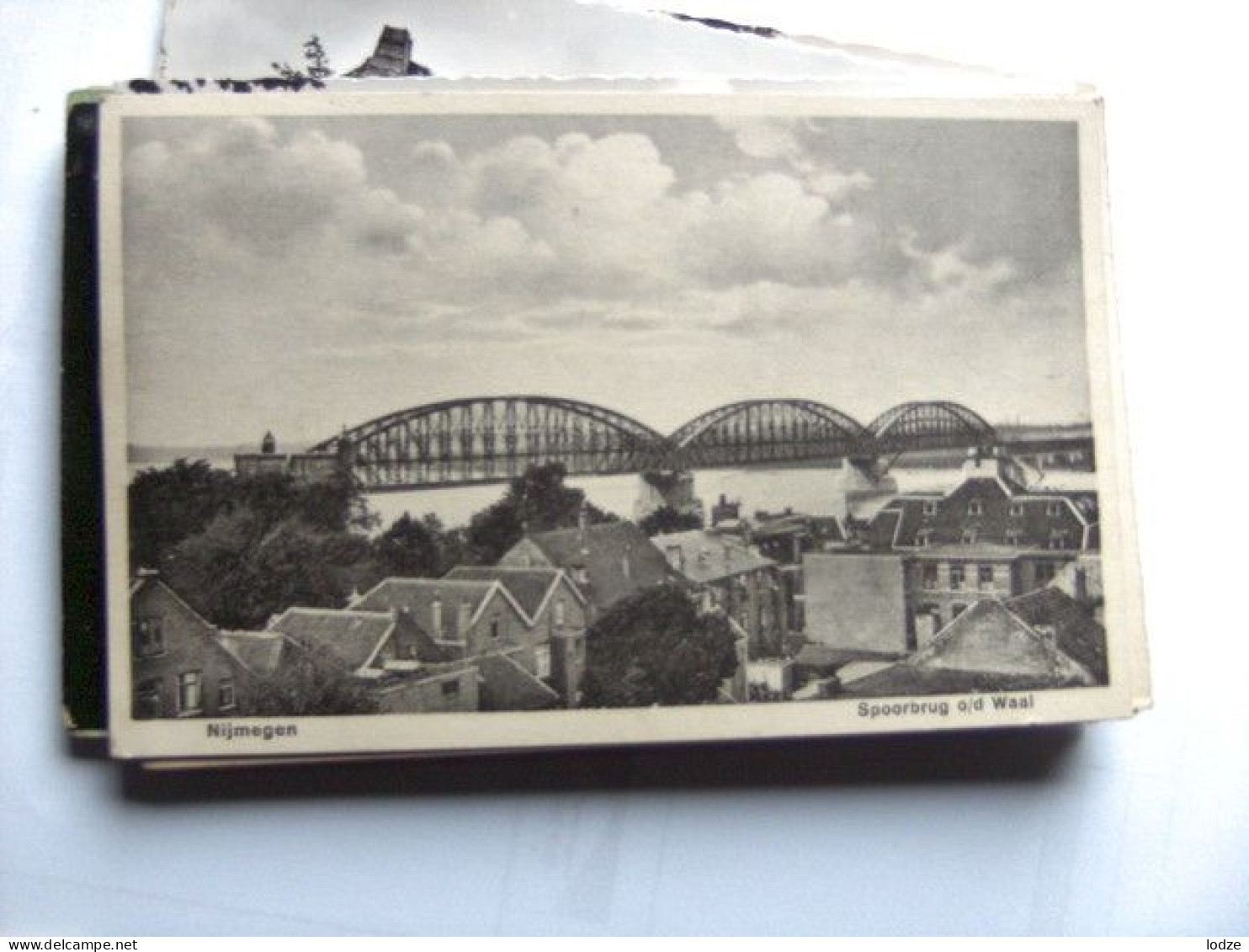 Nederland Holland Pays Bas Nijmegen Met Deel Stad En Spoorbrug Over De Waal - Nijmegen