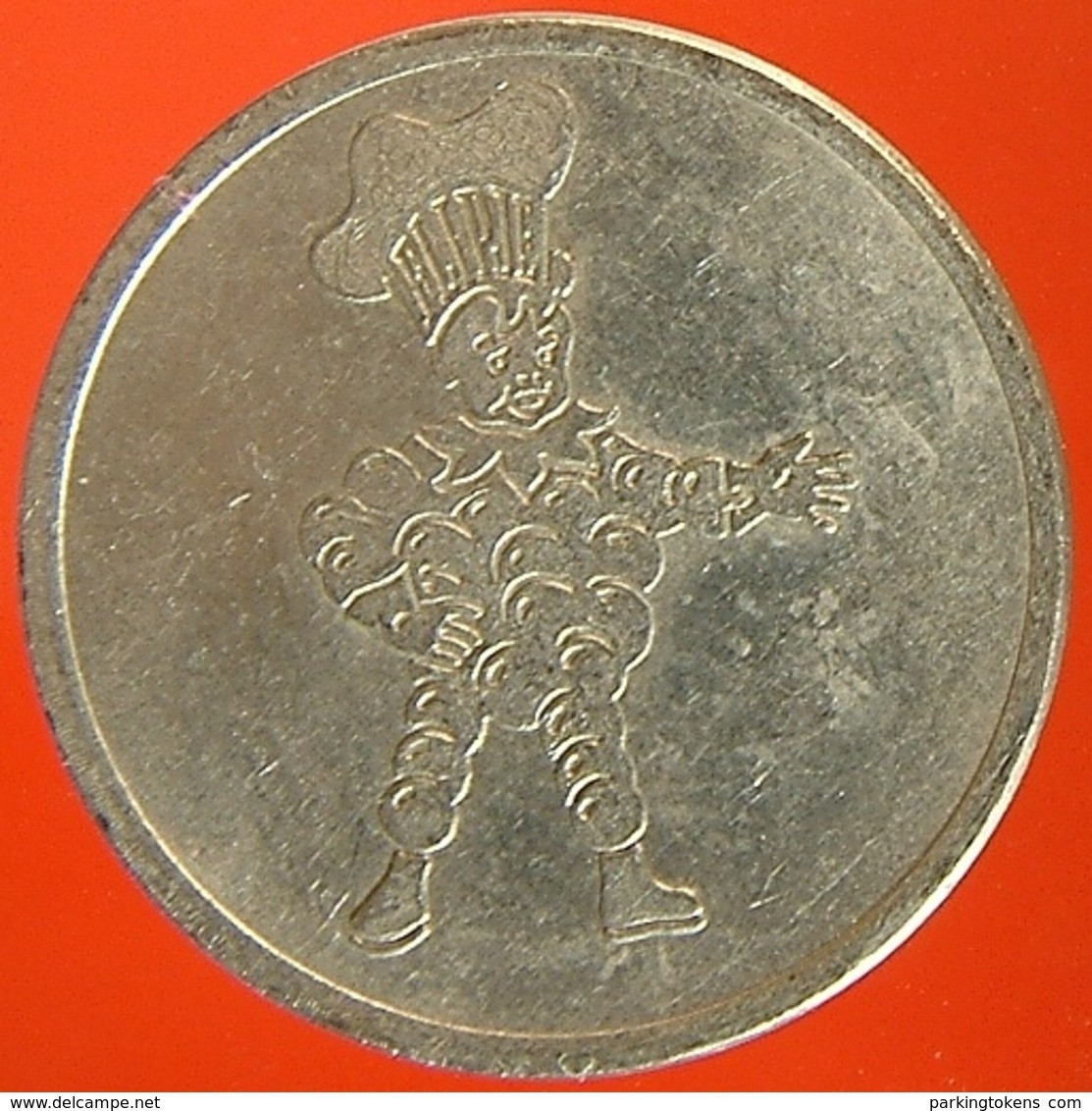 KB047-1 - Flipje DE BETUWE TIEL - Tiel - WM 22.5mm - Koffie Machine Penning - Coffee Machine Token - Professionals/Firms