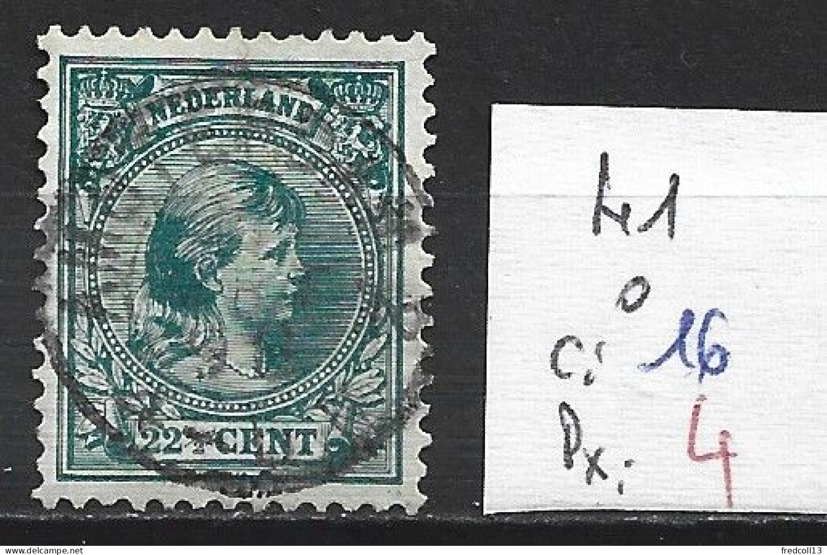 PAYS-BAS 41 Oblitéré Côte 16 € - Used Stamps