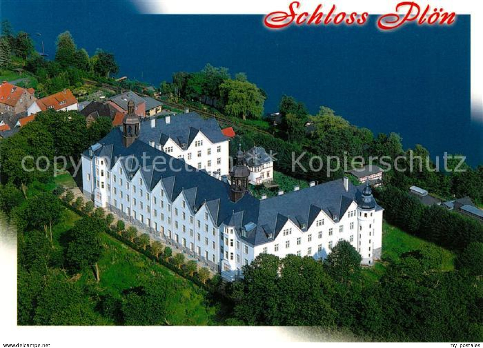 73166616 Ploen See Schloss Naturpark Holsteinische Schweiz Fliegeraufnahme Feget - Ploen