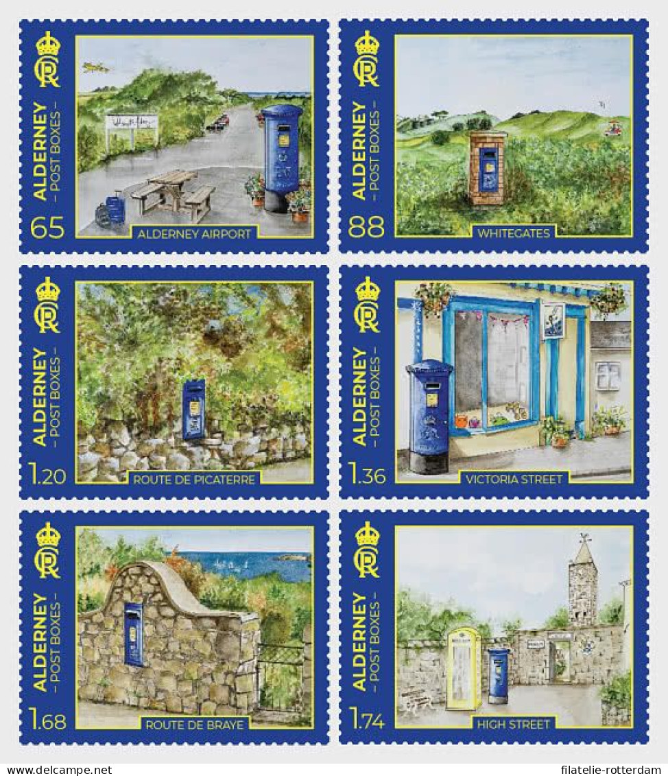 Alderney - Postfris / MNH - Complete Set Mailboxes 2024 - Alderney